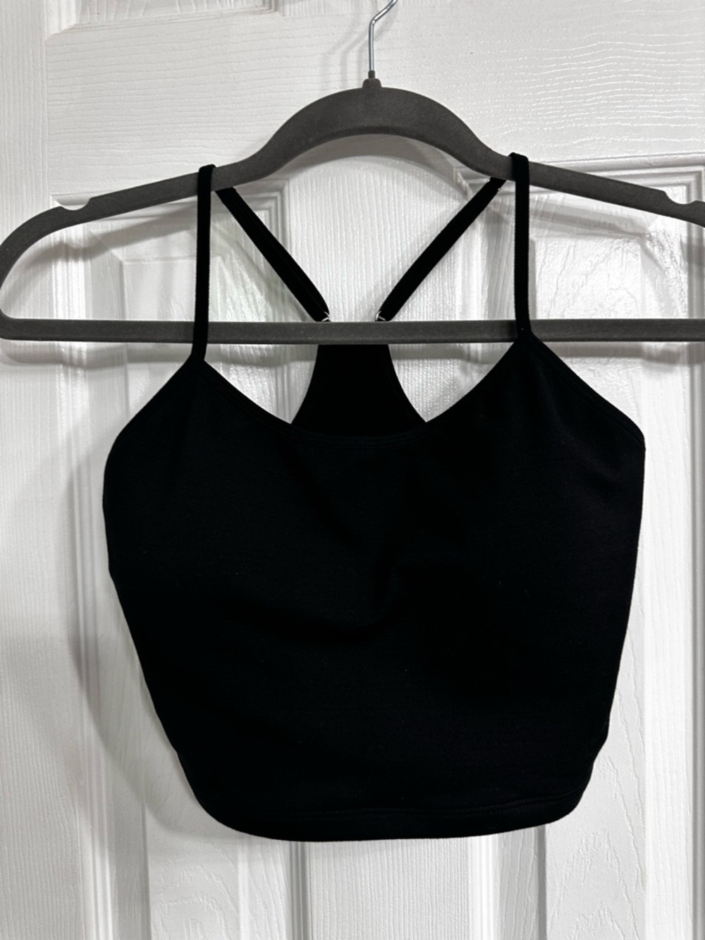 Bombshell Sportswear Black Cropped LongLine Tank Medium